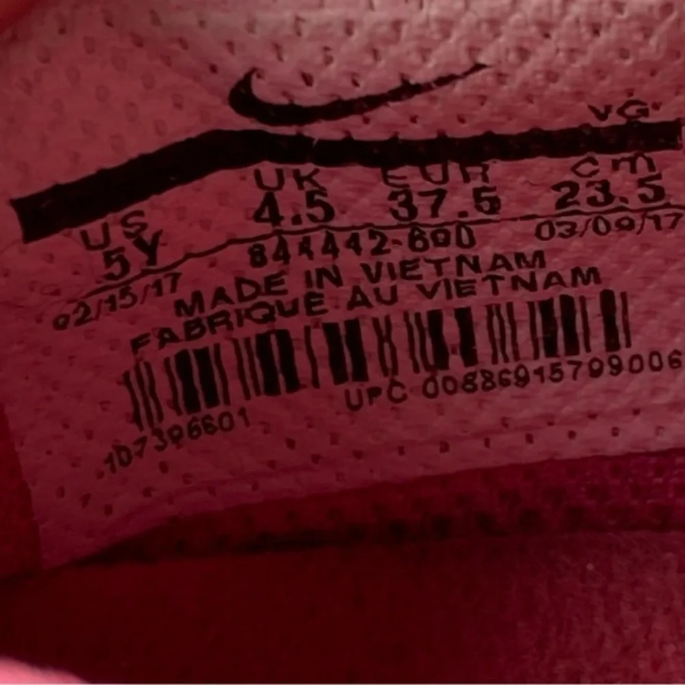 Nike Shoes‎ Girls Size Size 5Y Cleats Pink Black Lace Up